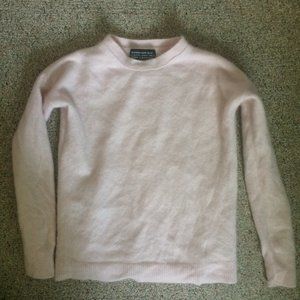 Pale pink cashmere sweater